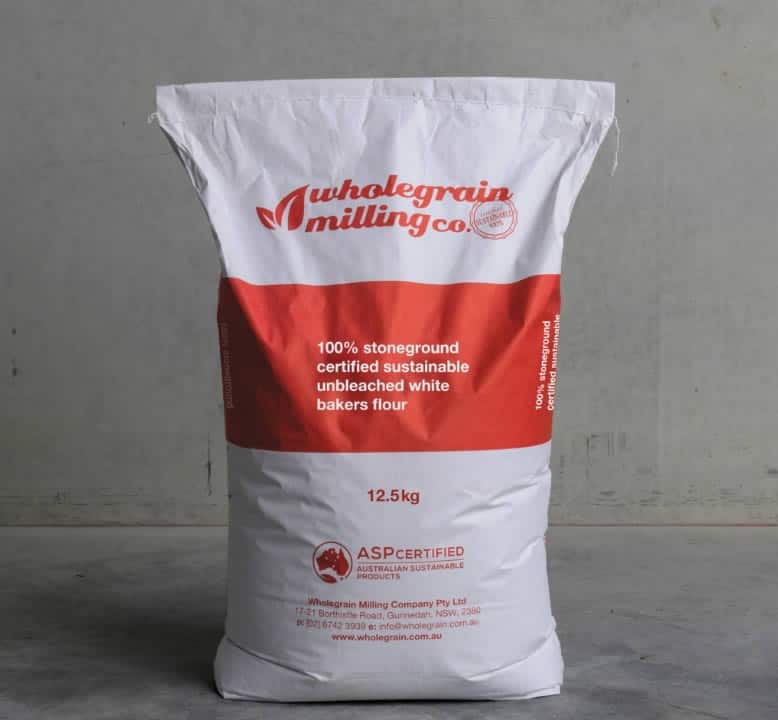 Stoneground certified sustainable white flour